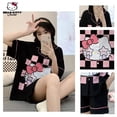 thumbnail image 3 of Pijamas Kawaii de Hello Kitty para mujer, ropa para el hogar de dibujos animados de Anime, Sanrio Y2K, pantalones cortos bonitos a la moda, conjunto fino de 2 piezas de verano 2023, 3 of 4
