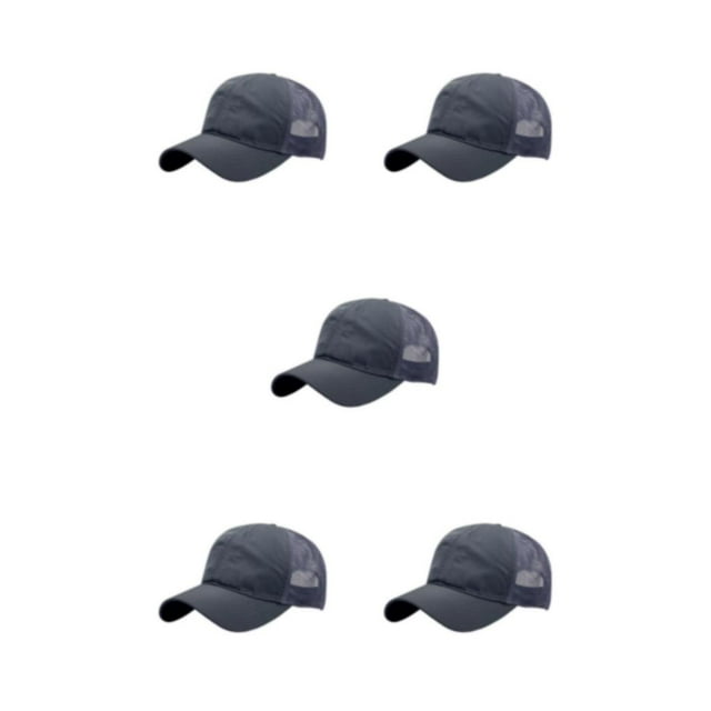 relayinert Breathable Hat For Men Sun Protection And Adjustable Strap Sporty Style Grey L 54-59cm 5Set