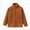 Y6-Brown, variant on Children Boys Girls Winter Windproof Solid Zipper Coat Jacket Kids Warm Fleece Outerwear Jacket,Fleece Zip Jacket 5-6 Years