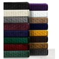thumbnail image 3 of Tribeca Living Velvet Queen Quilt Juego De Cama De Tres Piezas Con Puntadas De Panal Que Incluye Un Edredón Extragrande Y Dos Fundas De Almohada Falsas 260 G/M² Terciopelo Súper Suave Lugano/Blanco, 3 of 3