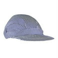 thumbnail image 2 of US Toy Striped Old-Timey Train Engineer Costume Hat, Blue White, Child-Size, 2 of 2