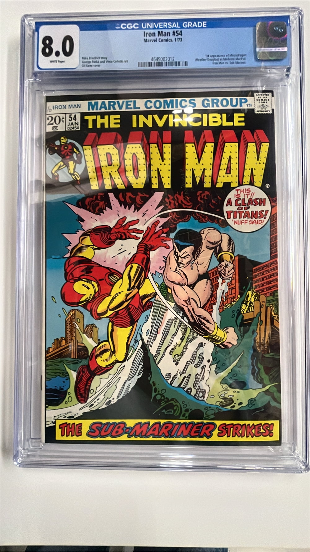 Iron Man #54 - CGC 8 Comic Book