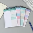 thumbnail image 2 of MesaSe Color Daily Planner handbook suit flipping coil book thickened student day planner simple notebook( 4 PCS ), 2 of 5
