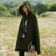 thumbnail image 4 of Gabardina para mujer, cárdigan con frente abierto, chaqueta, chal, capa, capa, manto Plus Fridja  hkj2835, 4 of 8
