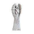 thumbnail image 1 of Statue d'Ange Priant en Résine à Grande Capacité, Résistante au Vent, Sculpture Commémorative pour Jardin Familial et Maison, 1 of 5