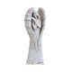 thumbnail image 1 of Estatua de ángel rezando a prueba de viento de gran capacidad, estatua de resina de ángel blanco pequeño, escultura conmemorativa de ángel para jardín familiar, 1 of 5