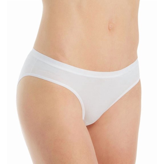 Women's Calida 21075 Natural Comfort Cotton Low Cut Brief Panty (White M)