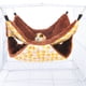 thumbnail image 5 of Hamaca colgante de doble capa para animales pequeños, jaula cálida, cama colgante para mascotas Conejo amarillo, 5 of 9
