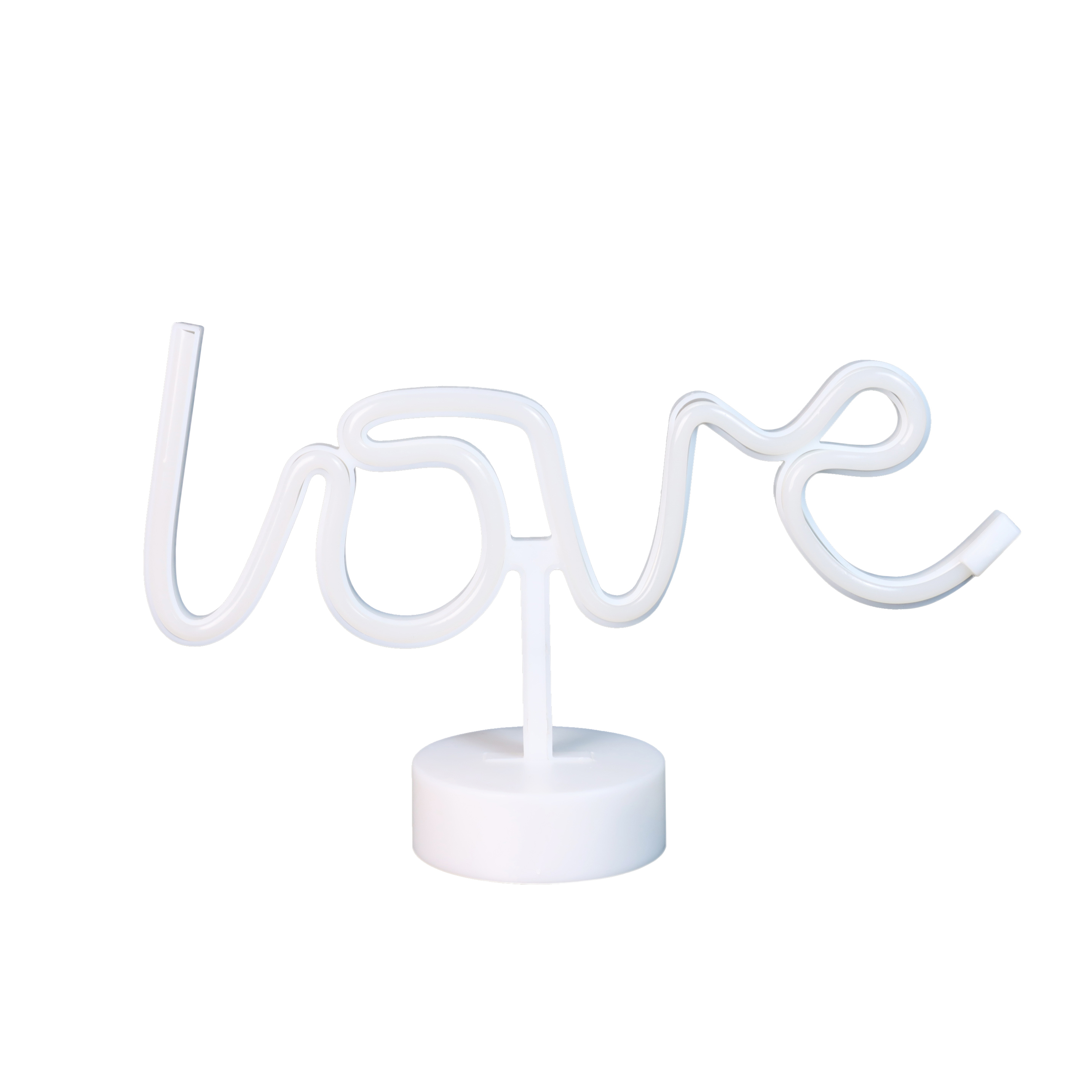EZ-Illuminations Indoor Battery Operated Pink LED Neon-Style Love Light, with Built-in Timer - image 5 of 8