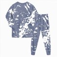 thumbnail image 5 of TOWED22 Toddler Boys Girls Halloween Pajamas Pumpkin Print PJs Sleepwear Cute Print Pant Sets Kids Jammies(Grey,6Y), 5 of 8