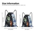 thumbnail image 2 of Zufioo Monster High Print Sports Cinch Sack Gym String Bags Machine Washable Heavy Duty String Backpack for Men Women-Medium, 2 of 6