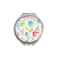 thumbnail image 1 of mas Snowman Festival Hand Compact Mirror Round Portable Pocket Glass, 1 of 3