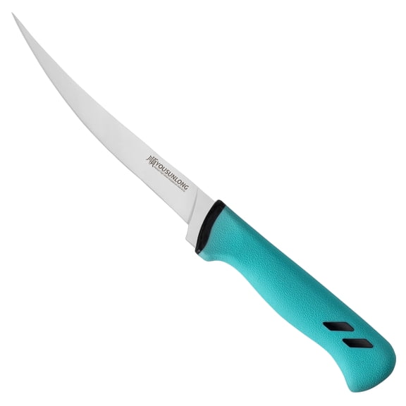 YOUSUNLONG Fillet Knife Flexible High-Carbon Steel Blade Ergonomic Non-Slip Handle 7 Inch