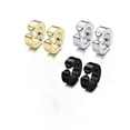 thumbnail image 6 of Colorful Stainless Steel Non Piercing Magnet Earrings Charm Hoop Earrings Set, 6 of 9