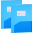 thumbnail image 1 of 2pcs Office File Pocket Document Folder Plastic File Folder Papers Folder Office Supply, 1 of 7