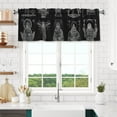 thumbnail image 3 of Valances for Windows Kitchen Curtains Small Treatments Valance, Christian Catholic Icon (2) 52x18 inch, 3 of 5
