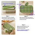 thumbnail image 5 of Double Layer Summer Ice Cube Maker Press Demould Refrigerator Ice Cube Mold, 5 of 5