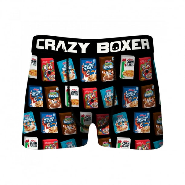Crazy Boxers Kellogg's Cereal Boxers Variety Boxer Briefs-XXLarge (44-46) 