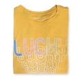 thumbnail image 3 of Lucky Brand Women's Cascading Lucky Graphic Print Soft Cotton T-Shirt Top, 3 of 3