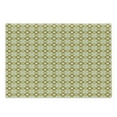 thumbnail image 1 of Bohemian Cutting Board, Graphic Florals with Blending Intersecting Petals Repetitive Style, Decorative Tempered Glass Cutting and Serving Board, Large Size, Khaki Seafoam Eggshell, by Ambesonne, 1 of 1