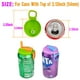 thumbnail image 4 of Tapas para latas de refresco con pajitas, paquete de 6 unidades, silicona reutilizable DIPESI, 4 of 6