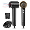 thumbnail image 1 of Hair Dryer - 150000 RPM High-Speed Brushless Motor Negative Ionic Blow Dryer for Fast Drying, Low Noise Thermo-Control Hair-Dryer-with-Diffuser and Nozzle, 1 of 7