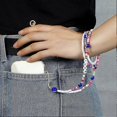 thumbnail image 4 of Women's Wrist Love Letter Colorful Ceramic Phone Bracelet (3 Styles) 3 Pcs, 4 of 5
