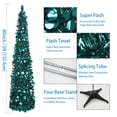 thumbnail image 3 of Oropel desplegable WOKEISE para árbol de Navidad 150 cm plegable, 3 of 6