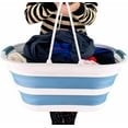 thumbnail image 5 of SAMMART 38L (10 Gallons) Collapsible Plastic Laundry Basket - Foldable Storage Container/Organizer - Portable Washing Tub - Space Saving Laundry Hamper, 5 of 7