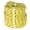 Yellow With Black Tracers, variant on Double Braid Polyester Rope Bull Rope 1/2Inch Diameter 6180Lbs Breaking Strength, High Strength, Low Stretch, Torque Free