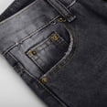thumbnail image 6 of CaComMARK PI Women's Pants Clearance Women's Casual Solid Color Loose Broad Leg Trousers Full Length Jeans Black, 6 of 7