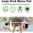 thumbnail image 2 of XXL Mouse Pad, Gaming Mousepads Desktop Mats, Extra Large Desk Pad Non-Slip Rubber Base Waterproof with Stitched Edges, 35.4 X 15.7 inch for Work/Game/Office/Home Japanese Traditional Fish, 2 of 6