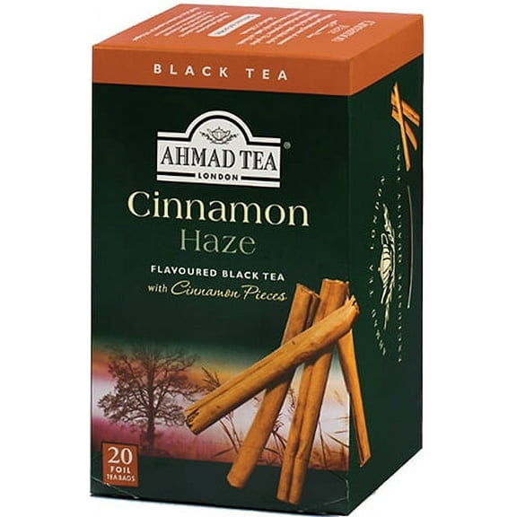 Ahmad Cinnamon Haze Black Tea 20 foil tea bags