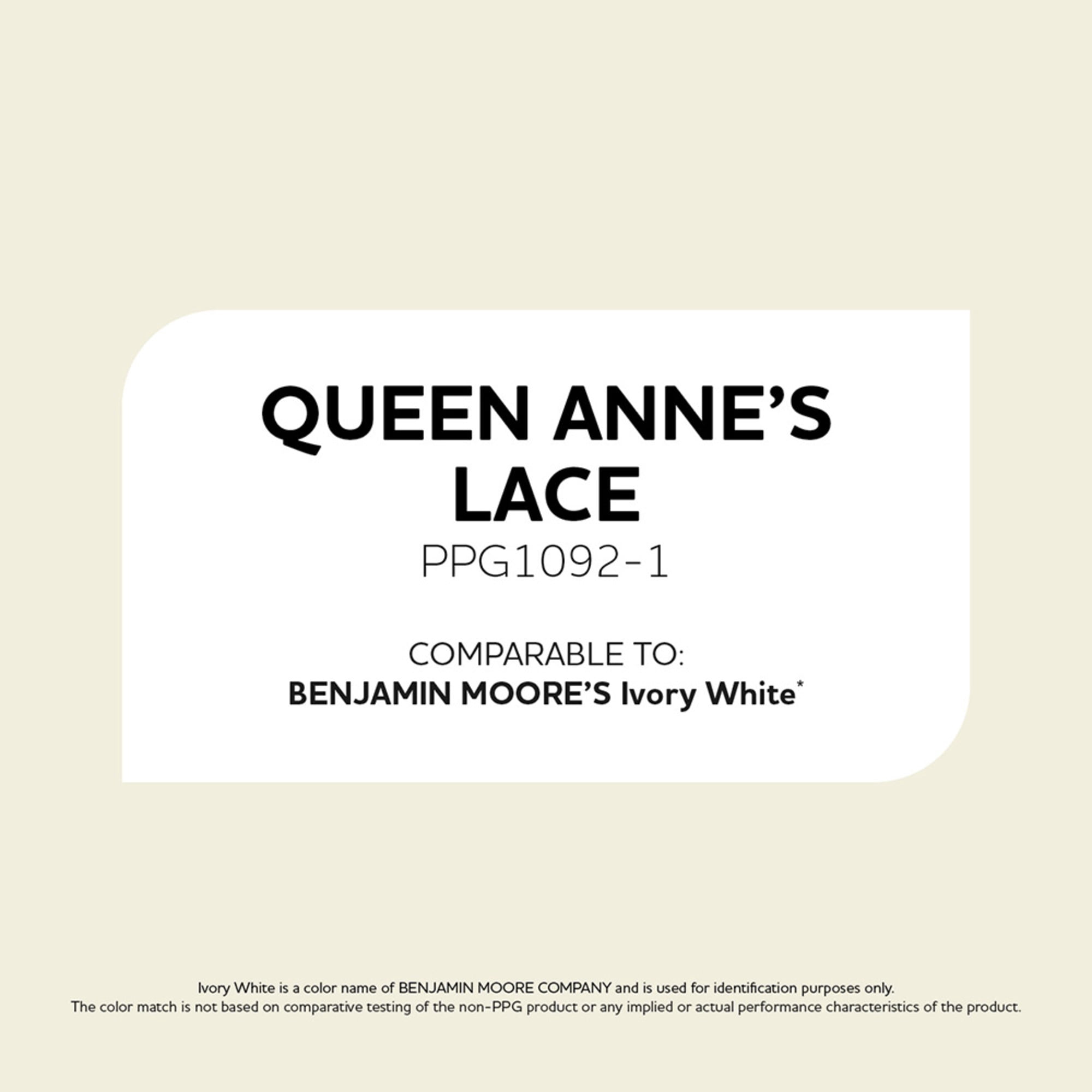 Glidden High Endurance Plus Queen Anne's Lace Flat Interior Paint and Primer, 1 Gallon