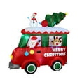 thumbnail image 3 of Coche navideño inflable iluminado, decoración inflable para exteriores con cuerda resistente al viento, decoración navideña para exteriores y patio, 3 of 9