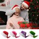 thumbnail image 3 of SUSUchens Gorro de Papá Noel para adultos, unisex, de terciopelo, cómodo, extra grueso, para Navidad, Año Nuevo, festivo, fiesta, decorativo, azul real, 3 of 8