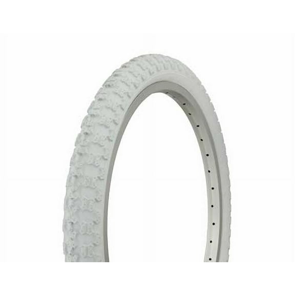 Tire Duro 20" x 2.125" White/White Side Wall HF- lowrider bike tire, lowrider bicycle tire, bmx bike tire, cruiser bike tire