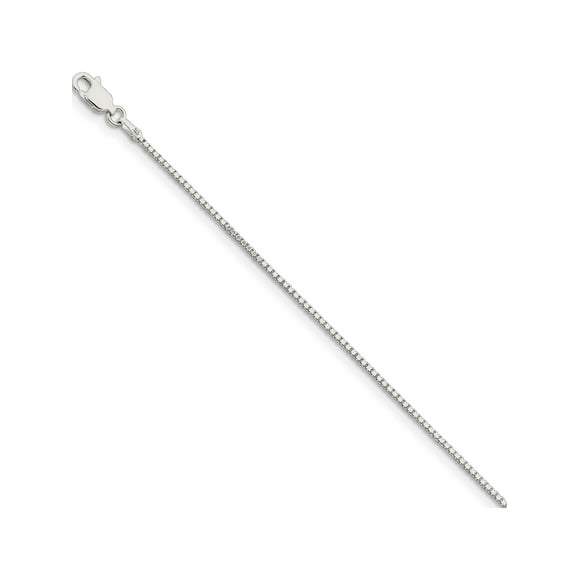 925 Sterling Silver 1.25mm Box Chain