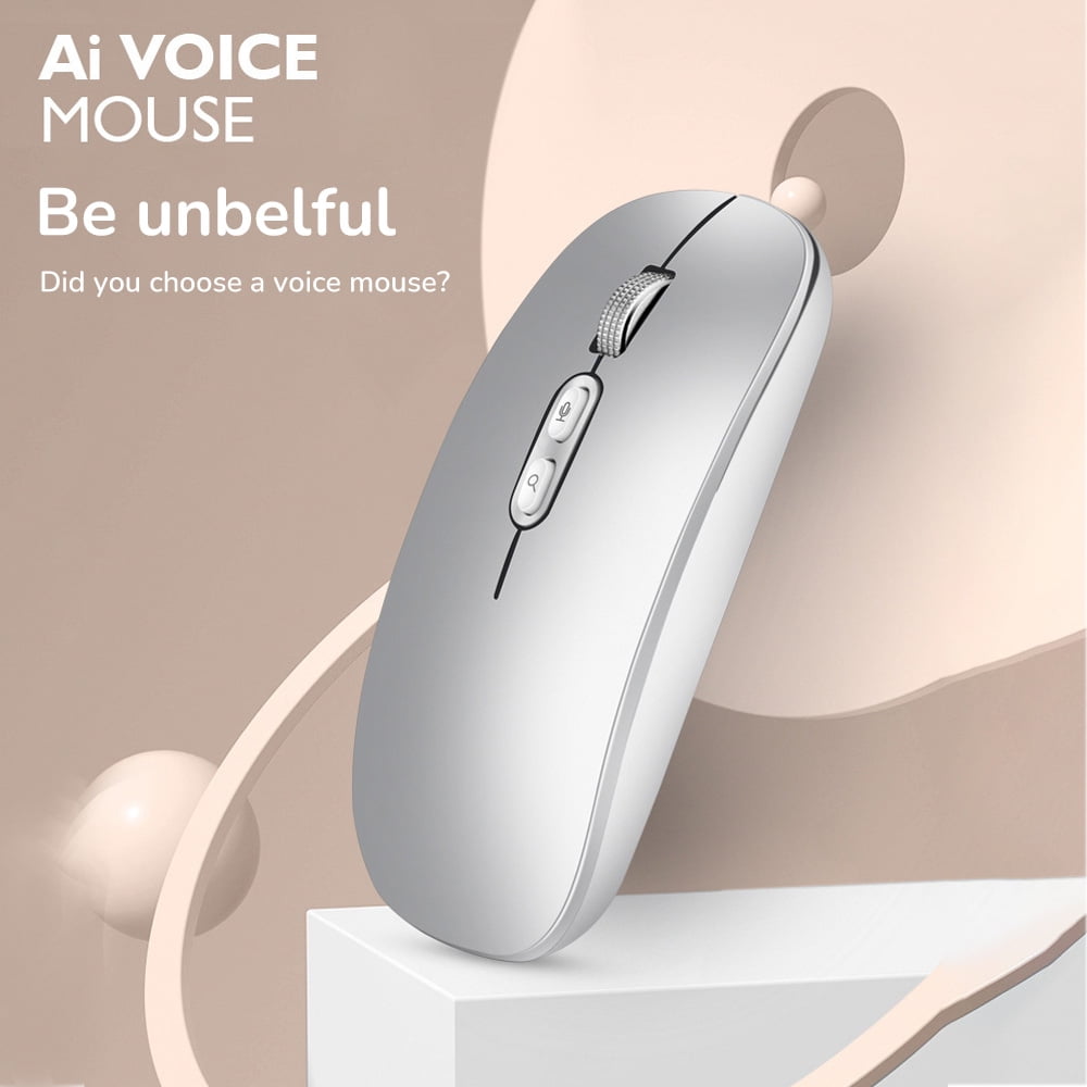 vrachtauto Poëzie Op tijd M103Ai Voice Mouse Smart Ai Voice Mouse Business Office Dialect Search  Translation Typing Wireless Charging Mute Mouse - Walmart.com