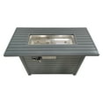 thumbnail image 2 of Newboti Furniture 25" H x 42" W Steel Propane Outdoor Fire Pit Table with Lid (Grey) 65179, 2 of 5