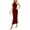 Wine, variant on Cavosen Formal Dresses for Women Spaghetti Bodycon Sleeveless Stretchy Maxi Evening Gowns Party Cocktail Elegant Dress