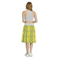 thumbnail image 5 of Women's Ethnic Vintage Geometric A-line Printed Skirt Casual Wear, S, Yellow Fern Green White, by Ambesonne, 5 of 6