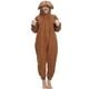 thumbnail image 2 of Pijama de una pieza con diseño de perro de peluche, pijama de lana marrón para hombre, disfraz de Halloween, pijama de animales, Pijamas para adultos, Pijamas de una pieza, Cosplay, 2 of 4
