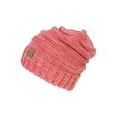 thumbnail image 1 of Gravity Threads Bonnet Tendance Surdimensionné Chunky Doux - Rose Foncé, 1 of 2