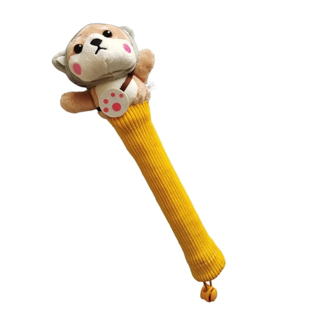 Almencla Badminton Racket Handle Cover Knitting Handcraft Gift Racquet Grip Protector Cat
