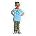thumbnail image 3 of Don’t Look At Me Smell From Daddy Toddler Boy Girl T Shirt Infant Toddler Brisco Brands 6M, 3 of 6