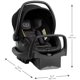 thumbnail image 5 of Sistema de viaje Evenflo Pivot Suite con asiento infantil para automóvil LiteMax con barra antirrebote Dunloe Black, 5 of 5
