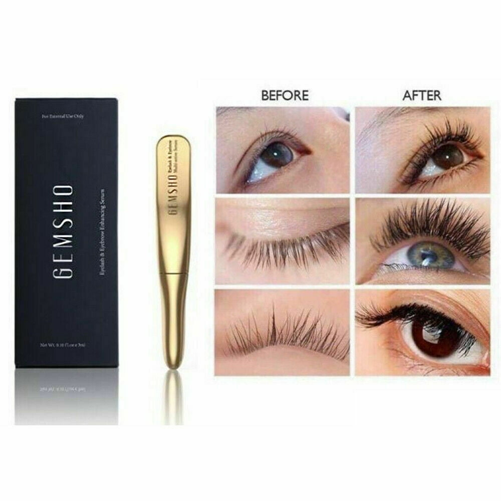 Gemsho Eyelash & Eyebrow Enhancing Serum 3ml / 0.10oz 100 Authentic