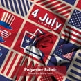 thumbnail image 4 of American Flag Shower Curtain 4th of July Independence Day USA Flag Patriotic Shower Curtains for Bathroom Waterproof Washable Polyester Fabric Bathroom Set with 12 Hooks 72"*72", 4 of 6
