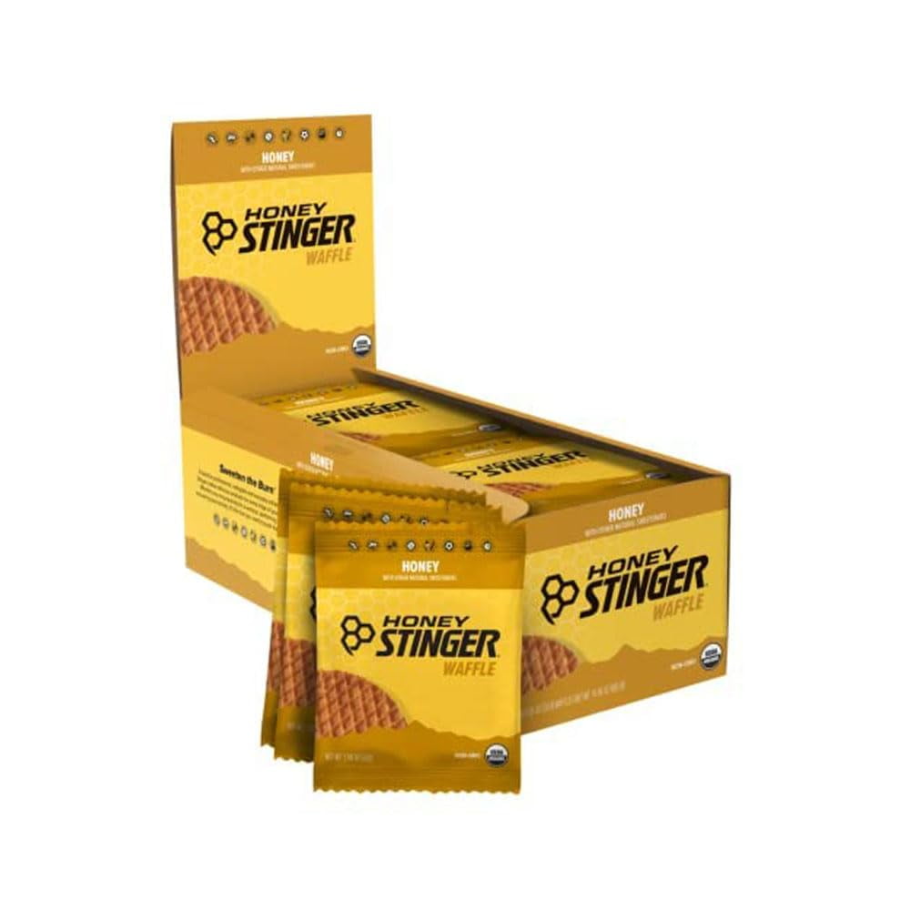 Honey Stinger Organic Honey Waffle Energy Stroopwafel H2FSDfor Endurance and Performance Sports Nutrition for Home & Gym, Pre and Post Workout Box of 16 Waffles, 16.96 Ounce (Pack of 16)